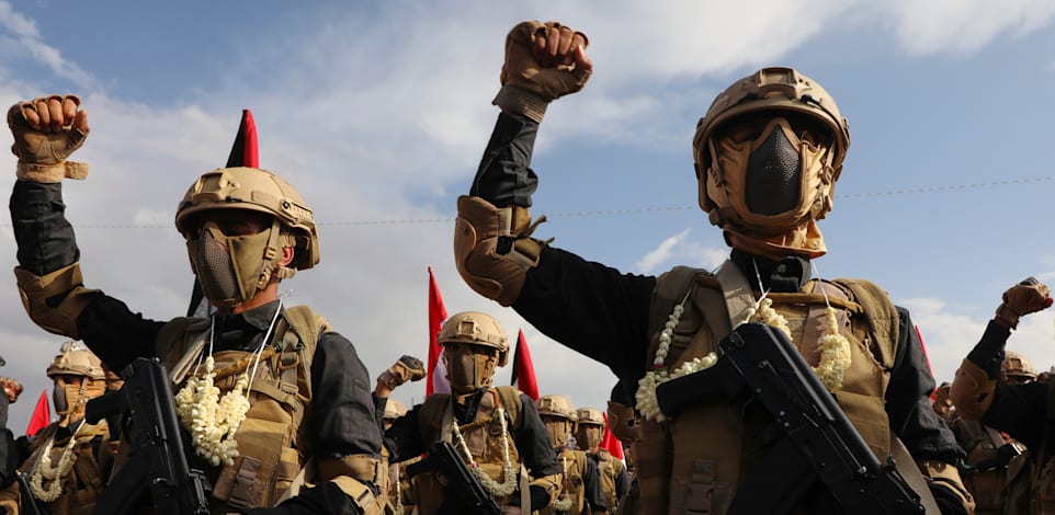 צבא החות'ים בצנעא / צילום: ap, Osamah Abdulrahman