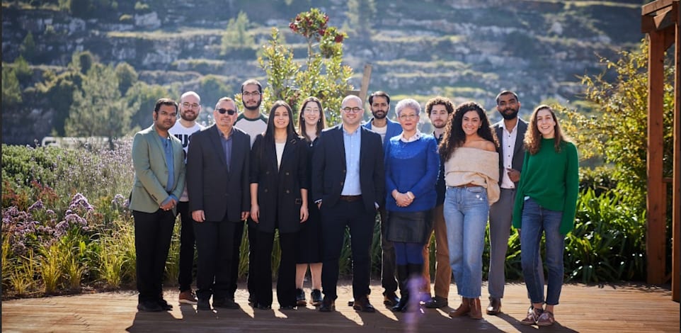 קבוצת המחקר של המדען הראשי של החברה, פרופ’ הייתם עמל, באוניברסיטה העברית בירושלים / צילום: איגור פרברוב