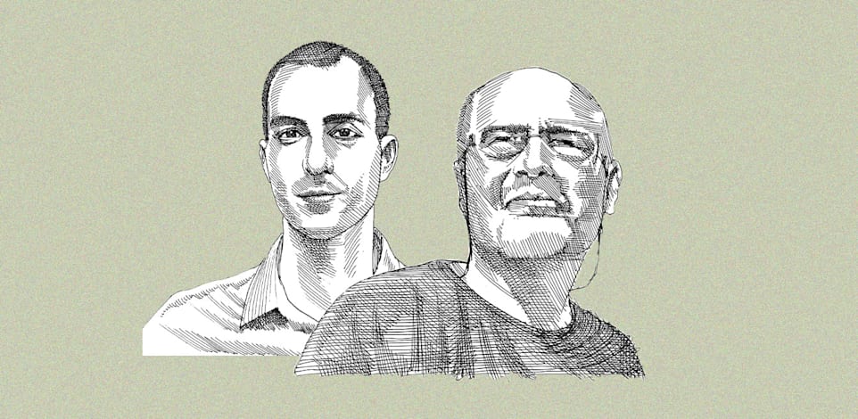 שמעון גולדברג, בעל השליטה בסלייס ועמית גל, הממונה על שוק ההון / איור: גיל ג'יבלי