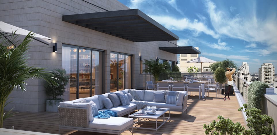 פרויקט של קטה גרופ ברחוב משה סנה 29 בפתח תקווה / הדמיה: סטודיו הקוביה