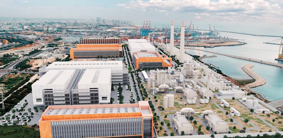 תחנת הכוח אשכול שעתידה להיבנות / הדמיה: דליה חברות אנרגיה/יחצ