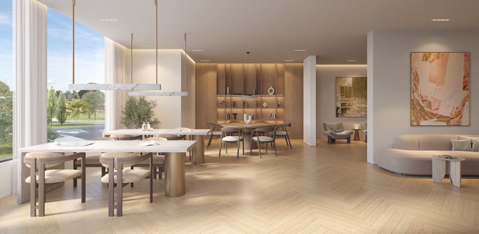 טרקלין עסקים / הדמיה: 3dvision