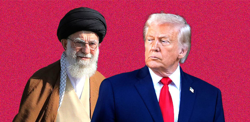 טראמפ וחמינאי / צילום: ap, Alex Brandon, khamenei.ir