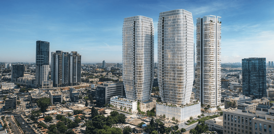 הדמייה של רובע ריבל / צילום: 3dvision