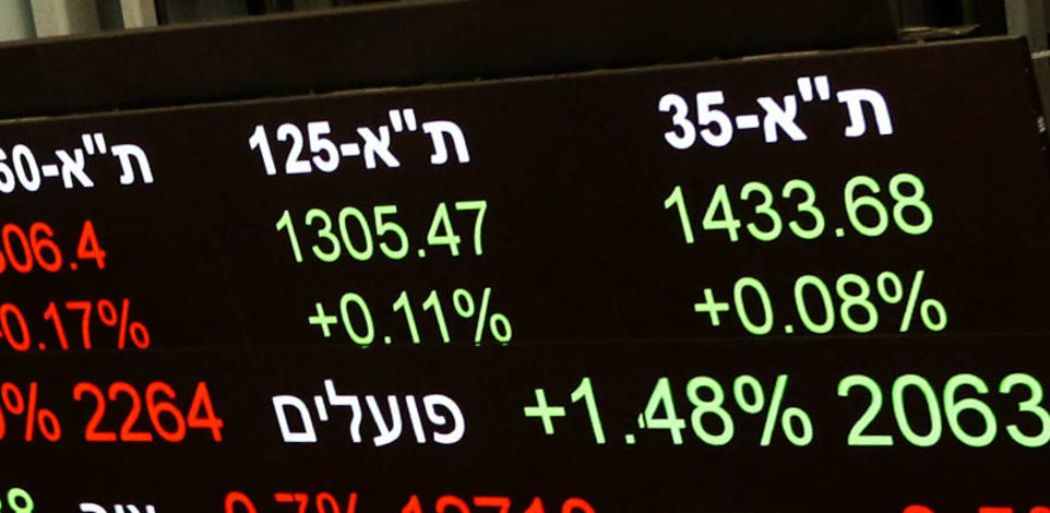 בורסת תל אביב. שינויים במדד ת''א 35 / צילום: Shutterstock