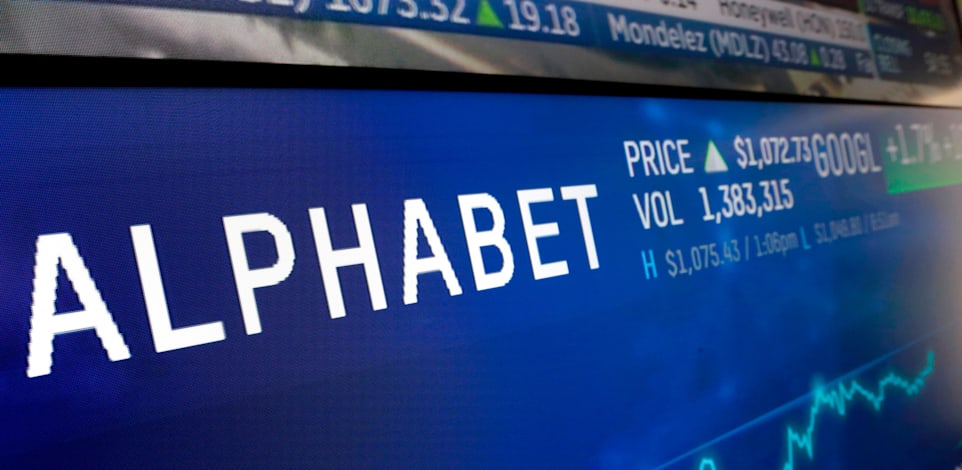 מניית אלפאבית בנאסד''ק / צילום: ap, Richard Drew