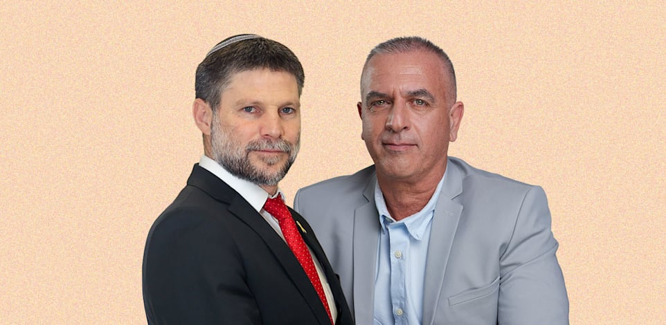 שחר תורג'מן, נשיא איגוד לשכות המסחר, ובצלאל סמוטריץ', שר האוצר / צילום: עופר חג'יוב, שלומי יוסף