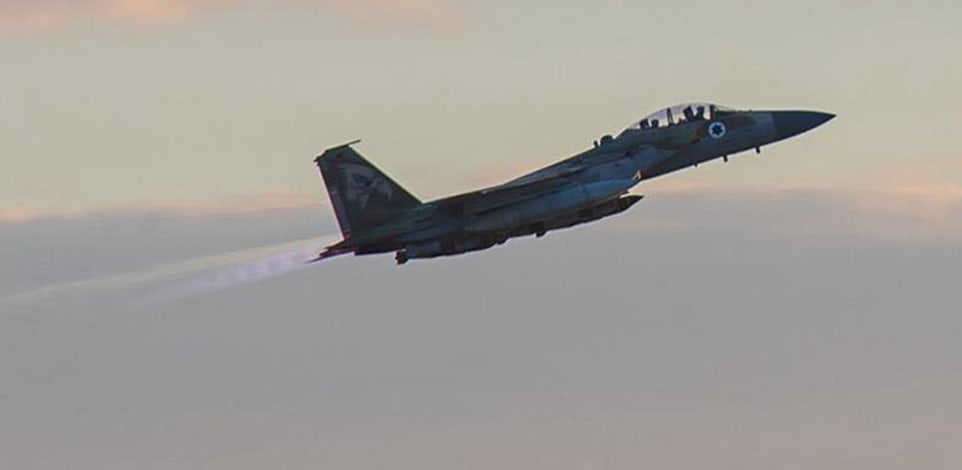 מטוס חיל האוויר בדרך לתקיפה באיראן / צילום: דובר צה''ל