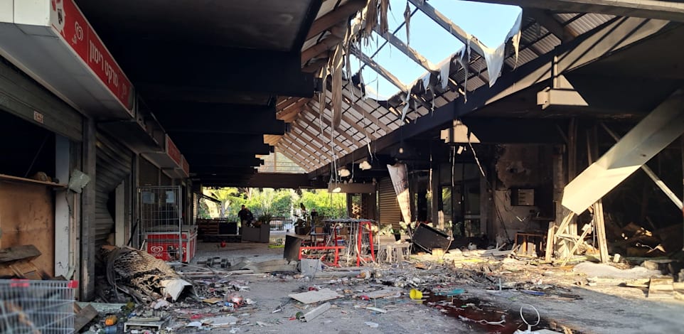 עסקים שנפגעו בעקבות פגיעת טיל במרכז הארץ / צילום: פרטי