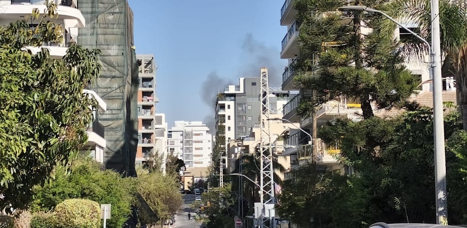 נפילה בגוש דן / צילום: טלי בוגדנובסקי