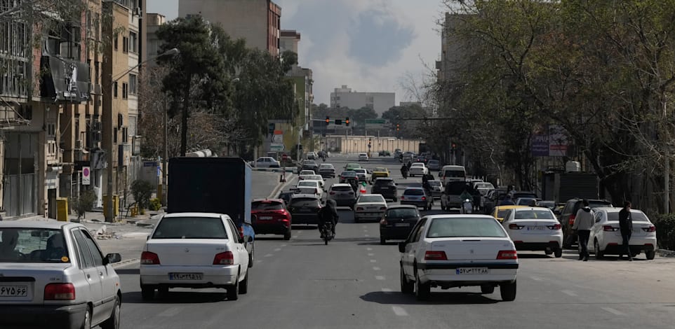 תקיפות חיל האויר בטהרן, היום (ד') / צילום: ap, Vahid Salemi
