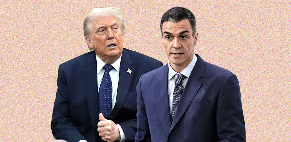 פדרו סנצ'ז ודונלד טראמפ / צילום: ap, Mark Schiefelbein, Michael Probst