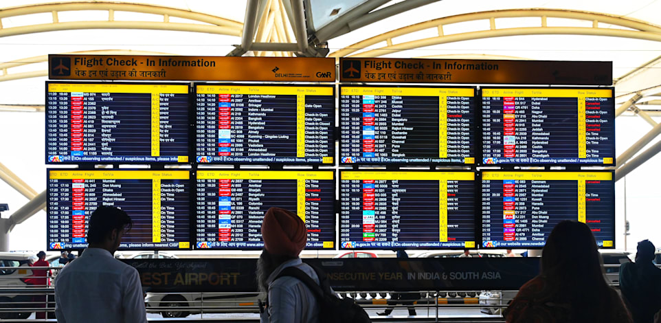 ביטולים ועיכובים בטיסות בהודו, בעקבות המלחמה / צילום: Reuters, IMAGO/Hindustan