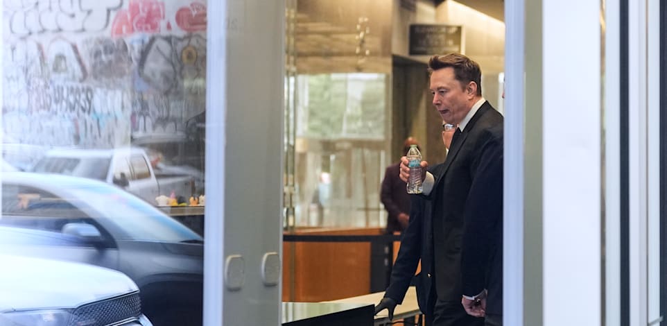 אילון מאסק בבית המשפט, לפני כשבוע / צילום: ap, Godofredo A. Vásquez