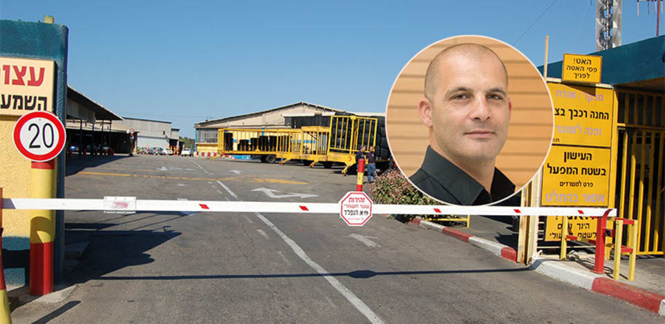 צחי נחמיאס והשטח של מפעל אליאנס שקנה כדי להקים חוות שרתים / צילום: ורד פיצ'רסקי, גיל ארבל