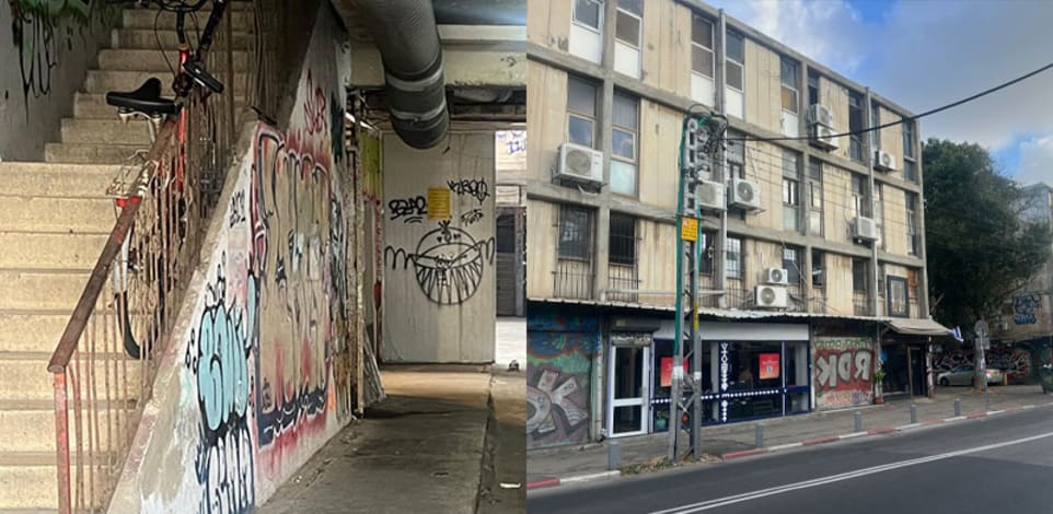 הבניינים המיועדים להריסה ברחוב אילת בת''א / צילום: סמדר כלאב
