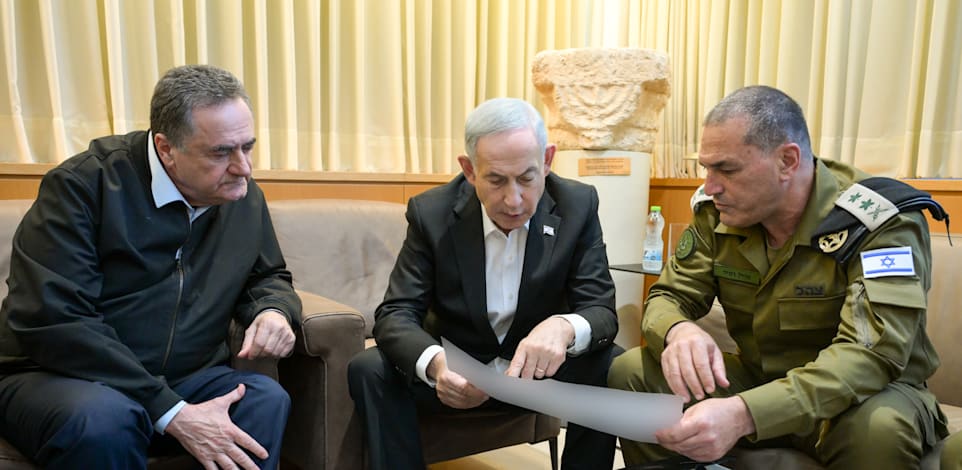 ראש הממשלה בנימין נתניהו, שר הביטחון ישראל כ״ץ והרמטכ״ל אייל זמיר / צילום: מעיין טואף / לע״מ
