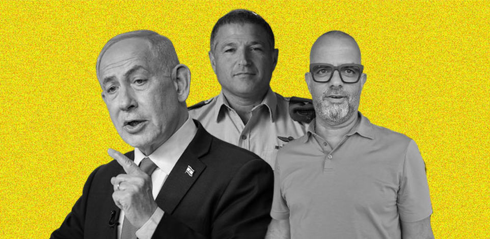 אייל רביד, אלוף דוד זיני, בנימין נתניהו / צילומים: גלובס, דובר צה''ל, נעם ריבקין פנטון-''הארץ''