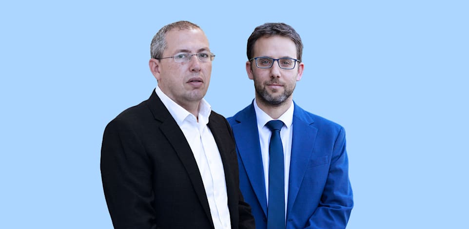 הכלכלן הראשי באוצר שמואל אברמזון ומנהל רשות המסים שי אהרונוביץ' / צילום: יוסי זמיר
