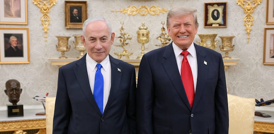 ראש הממשלה בנימין נתניהו ונשיא ארה״ב דונלד טראמפ בבית הלבן, ארכיון / צילום: מעיין טואף / לע״מ