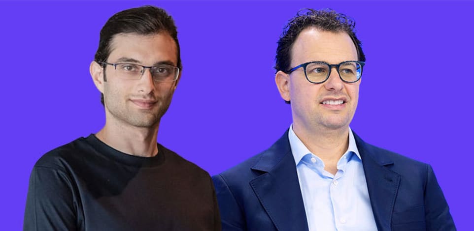 מנכ''ל אנתרופיק דריו אמודיי ומנכ''ל דקארט דין לייטרסדורף / צילום:  AP - Markus Schreiber, עמית אלקיים