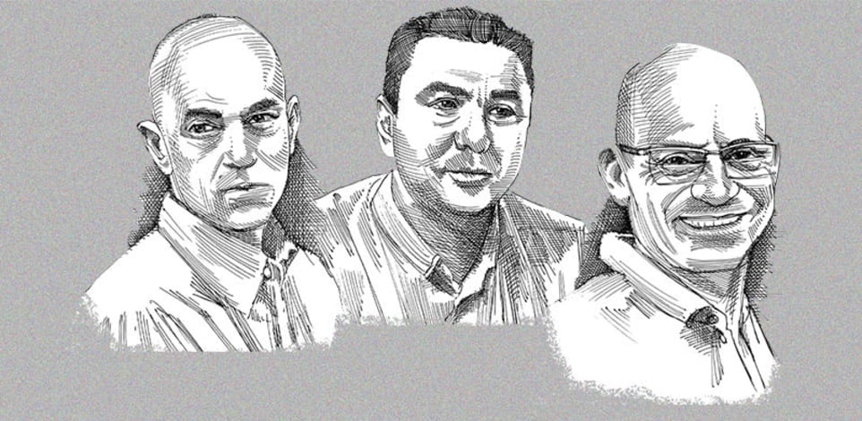 הראל שפירא, גבריאל מגנזי, חן שפירא / איור: גיל ג'יבלי