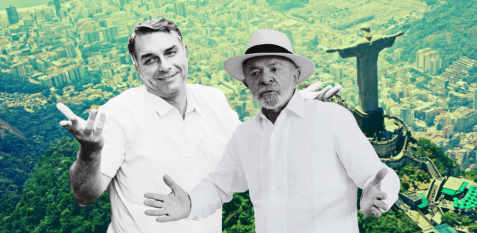 מימין: לואיז אינסיו לולה דה סילבה ופלאביו בולסונרו / צילום: ap, Andre Penner, Lucas Landau