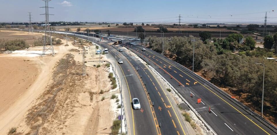 כביש 232 בעוטף עזה / צילום: ג'יני סוכנות צילום
