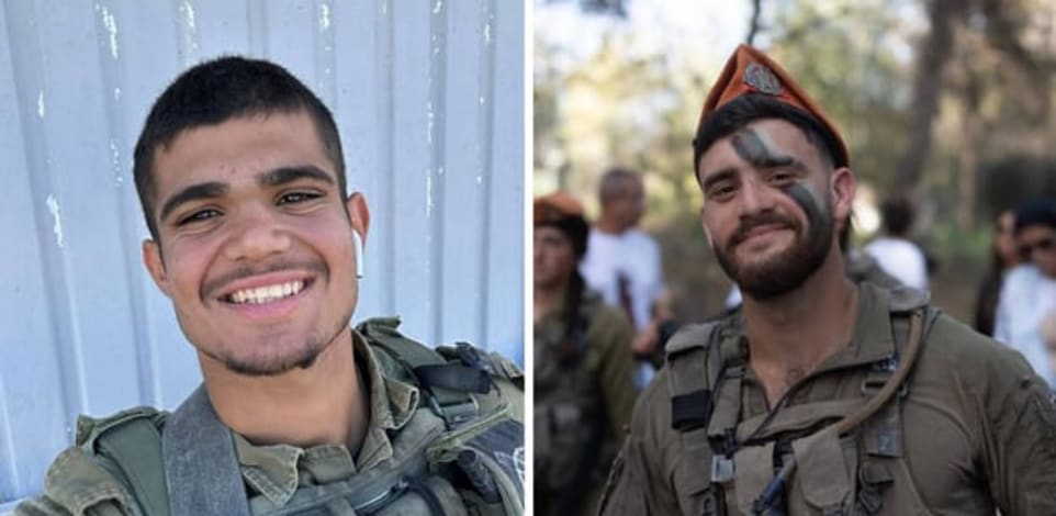 סמ''ר רון יונתן רויטמן ז''ל וסמל יובל שי סוילם ז''ל / צילום: דובר צה''ל