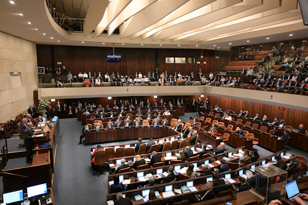 מליאת הכנסת. יחס חוב־תוצר של ישראל עומד כיום על 70% / צילום: עמוס בן גרשום, לע''מ מליאת הכנסת. יחס חוב־תוצר של ישראל עומד כיום על 70% / צילום: עמוס בן גרשום, לע''מ