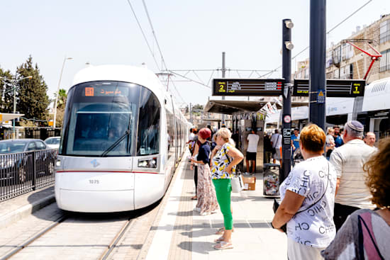 הרכבת הקלה, הקו האדום / צילום: יוסי כהן