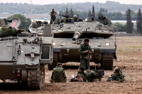חיילי צה''ל בגבול עם עזה / צילום: Reuters, AMIR COHEN חיילי צה''ל בגבול עם עזה / צילום: Reuters, AMIR COHEN