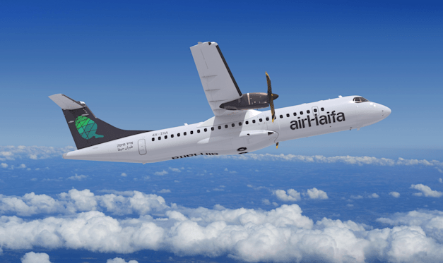 מטוס של אייר חיפה / צילום: ATR מטוס של אייר חיפה / צילום: ATR
