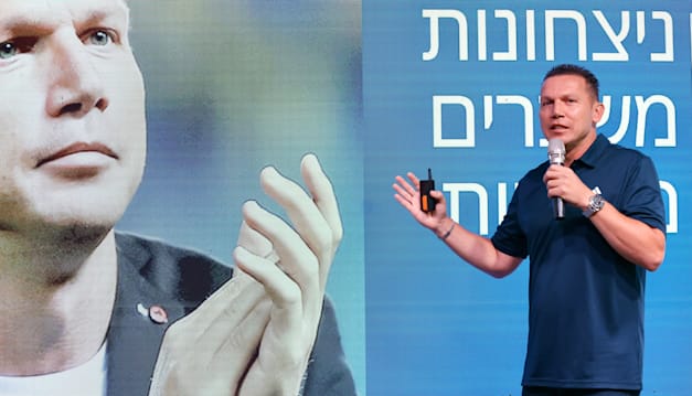 ברק בכר, מאמן מכבי חיפה, בכנס MAD HEAD / צילום: כדיה לוי