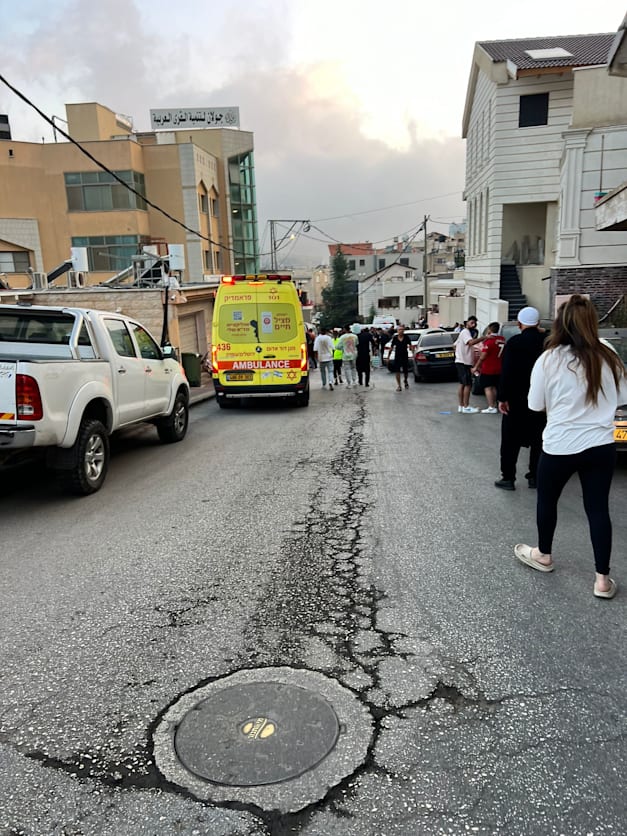 זירת הנפילה / צילום: תיעוד מבצעי מד''א זירת הנפילה / צילום: תיעוד מבצעי מד''א