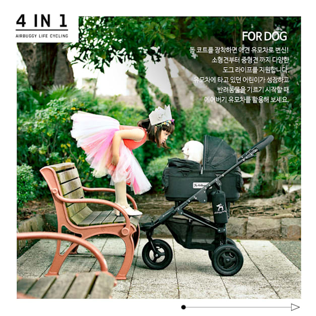 מודעה של Airbuggy Korea שמייצרת עגלות לכלבים / צילום: צילום מסך מהעמוד הרשמי בפייסבוק מודעה של Airbuggy Korea שמייצרת עגלות לכלבים / צילום: צילום מסך מהעמוד הרשמי בפייסבוק