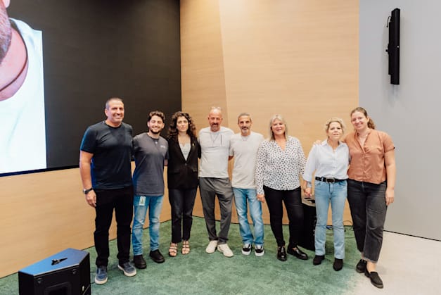 חנוכת אולם על שם בתו של איל וולדמן, דניאל וולדמן ז''ל ובן זוגה נעם שי ז''ל במטה אנבידיה / צילום: נתנאל טוביאס חנוכת אולם על שם בתו של איל וולדמן, דניאל וולדמן ז''ל ובן זוגה נעם שי ז''ל במטה אנבידיה / צילום: נתנאל טוביאס