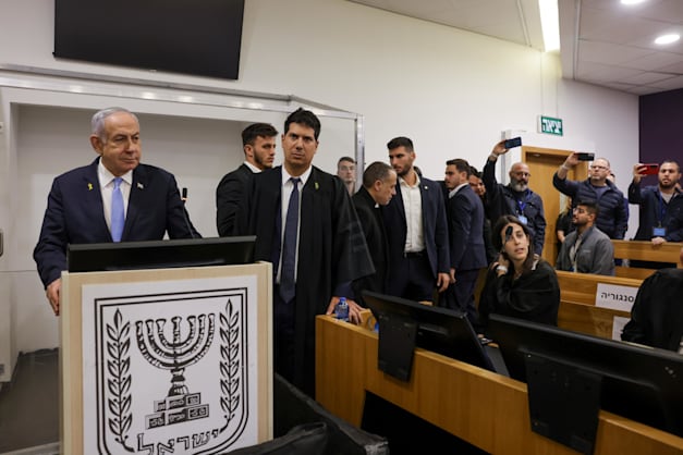 עדות נתניהו בבית המשפט המחוזי בתל אביב, היום (ד') / צילום: מרים אלסטר/פלאש90 עדות נתניהו בבית המשפט המחוזי בתל אביב, היום (ד') / צילום: מרים אלסטר/פלאש90