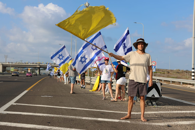 כביש החוף, מחלף בית ינאי הבוקר / צילום: גל חגי hagig