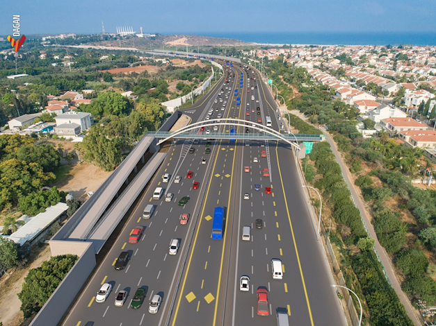 הדמיה של הגשר החדש / אילוסטרציה: שרון דגן הדמיה של הגשר החדש / אילוסטרציה: שרון דגן