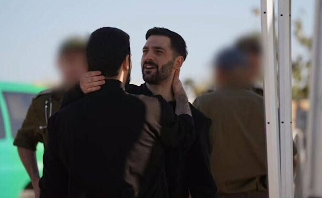 נפגשו לראשונה לאחר שנתיים, גלי וזיו / צילום: דובר צה''ל