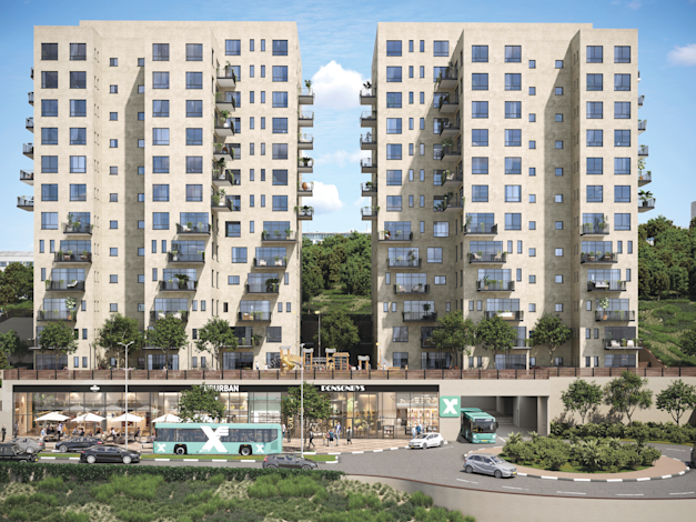 שכונת ו'1 בבית שמש. שכונה מעל מסוף אוטובוסים / צילום: אגד נדל''ן שכונת ו'1 בבית שמש. שכונה מעל מסוף אוטובוסים / צילום: אגד נדל''ן