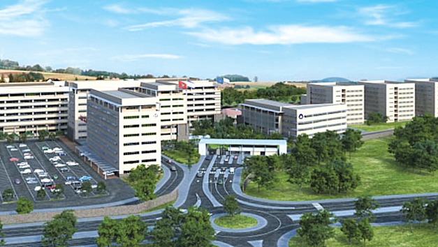 הדמיה של קריית התקשוב בדרום / צילום: משרד הביטחון