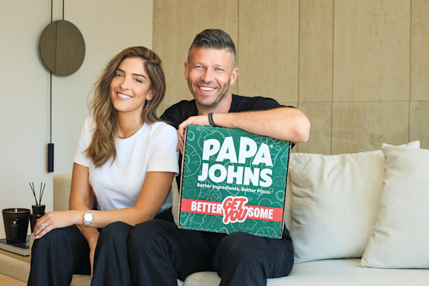 חן ומוטי ריכטר, בעלי הרשת פאפא ג'ונס / צילום: עמיר צוק