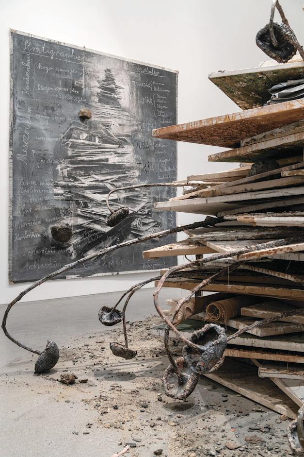 ''עידני העולם'' של האמן הגרמני הנחשב אנסלם קיפר / צילום: אלי פוזנר, מוזיאון ישראל ירושלים ''עידני העולם'' של האמן הגרמני הנחשב אנסלם קיפר / צילום: אלי פוזנר, מוזיאון ישראל ירושלים