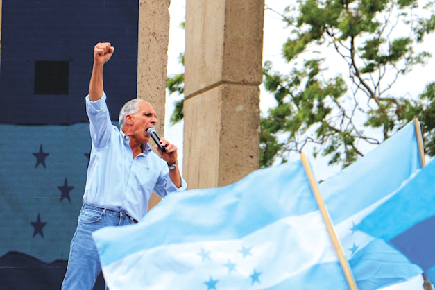 הונדורס. נסרי אספורה ניצח בבחירות / צילום: Reuters, Latin America News Agency