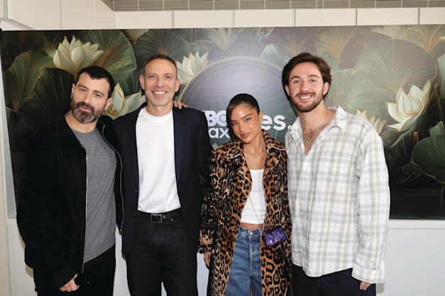 שורד השבי עומר שם טוב, נועה קירל, אילן סיגל ויהודה לוי, באירוע של יס שורד השבי עומר שם טוב, נועה קירל, אילן סיגל ויהודה לוי, באירוע של יס