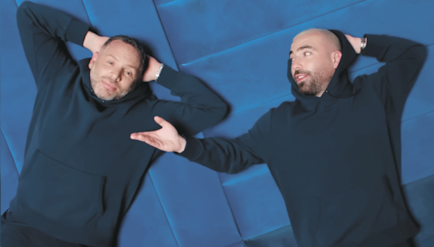 עומר אדם וגל תורן בקמפיין בנק לאומי - המפרסם שנכנס לדירוג הכי הרבה פעמים ב־2025 / צילום: צילום מסך יוטיוב