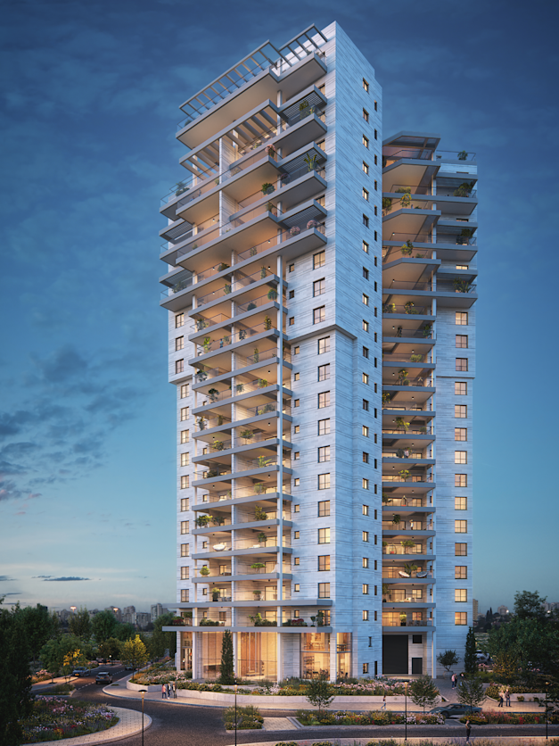 מגדלי אלונים הילס / הדמיה: 3dvision