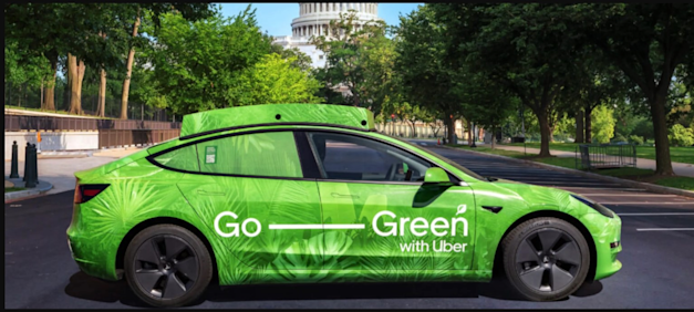 תוכנית המבוקשת בעיקר בקרב תאגידים עם אג'נדה סביבתית, Uber Green / צילום: יח''צ